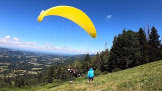 Décollage en parapente [upl. by Eltsyek156]