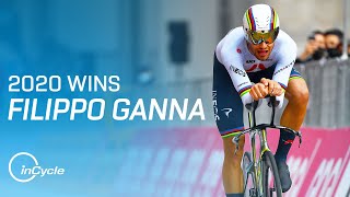 Filippo Ganna  2020 Wins  inCycle [upl. by Tierell]