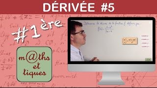 Dériver une fonction 5  Première [upl. by Hsoj]