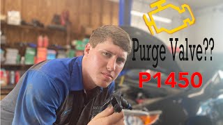 FORD How to Diagnose and Repair DTC P1450 Purge Valve [upl. by Clein348]