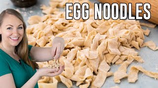 How to Make Egg Noodles [upl. by Htabazile]