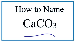 Writing the Name for CaCO3 and Lewis Structure [upl. by Idas]