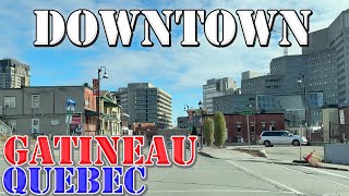 Gatineau  Quebec  Canada  4K Downtown Drive [upl. by Aicilla731]