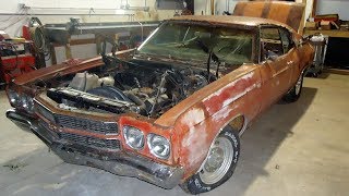 1970 Chevrolet Chevelle SS Restoration Project [upl. by Ancier971]