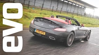 MercedesBenz SLS AMG Roadster first impressions  evo Magazine [upl. by Garth]