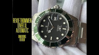 Revue Thommen Diver XL Automatic 175712134 Swiss Watch  Unboxing e Review  Valjoux Relogios [upl. by Aluk]