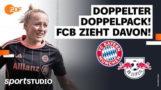 FC Bayern München – RB Leipzig  FrauenBundesliga 16 Spieltag Saison 202324  sportstudio [upl. by Hadwyn]