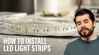 How to Install LED Light Strips [upl. by Enamart898]