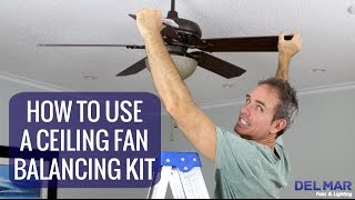 How To Use A Ceiling Fan Balancing Kit [upl. by Adnorehs]