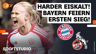 FC Bayern München – 1 FC Köln  FrauenBundesliga 2 Spieltag Saison 202324  sportstudio [upl. by Hannavahs]