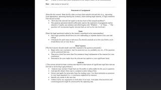 How to Write a Legal Analysis Memorandum [upl. by Stoddart273]