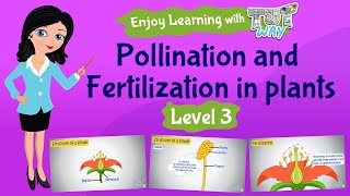 Pollination amp Fertilization in Plants  Science  Tutway [upl. by Carlynn]