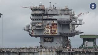 Tour of US Navys Norfolk Naval Station and Shipyards  May 2019 [upl. by Egan]