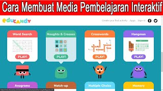 Cara Membuat Media Pembelajaran Interaktif Menggunakan Educandy [upl. by O'Driscoll]