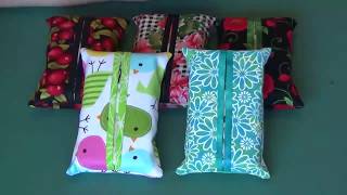 Christmas in July  Inexpensive Kleenex Holders [upl. by Atat]