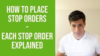 Fidelity  How to Place Stop Orders  Each Stop Order Explained [upl. by Justis]