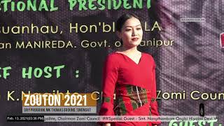 Zou Traditional Attire Showcase  Lian Suantak amp Party Zouton 2021 [upl. by Tlihcox]