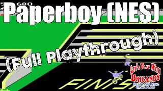 Paperboy NES Full Playthrough [upl. by Draner]