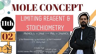 Mole Concept 1 । Class 11 L2 । Limiting Reagent  Stoichiometry [upl. by Sirtimid963]