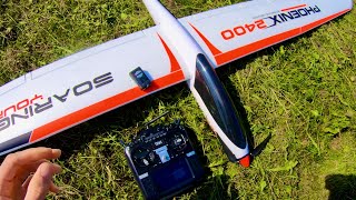 Volantex RC  Phoenix V2  2m  Maiden Flight  Expo Setup  ESC Breaking Setup [upl. by Gunas197]