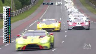 2019 Le Mans 24 hours  Epic GTPro Battle  Ford vs Aston Martin vs Corvette [upl. by Caro]