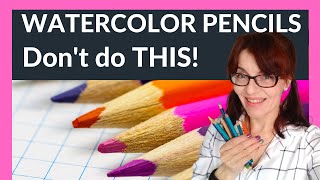 Watercolor Pencils Tutorial 7 Mistakes Beginners Make [upl. by Enois]