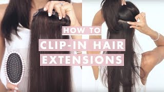 How to Clip In Luxy Hair Extensions [upl. by Birck]