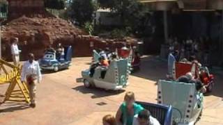 Cars Quatre Roues Rallye  Disneyland Paris Complete Ridethrough [upl. by Nally]