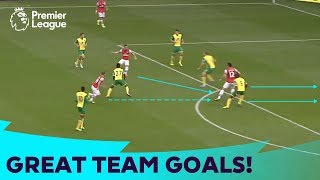 20 GREAT Team Goals  Premier League Compilation [upl. by Esinek655]