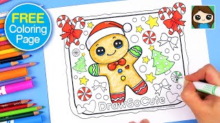 Christmas Coloring Page 🎄 FREE Printable [upl. by Yrocej]