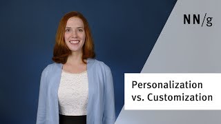 Personalization versus Customization [upl. by Ddahc]