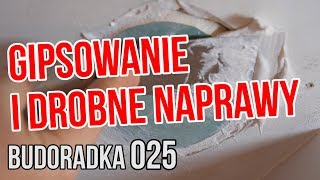 Gipsowanie rys pęknięć ubytków i drobne naprawy [upl. by Awram]