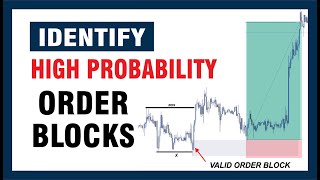 HOW TO IDENTIFY VALID ORDER BLOCKS [upl. by Llednar]