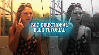 Smooth BCC Directional Blur Tutorial  After Effects [upl. by Hsemin]