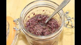 Black Olive Tapenade  Simple and Easy to Follow [upl. by Kalfas]