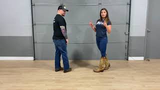 Copperhead Road Line Dance Tutorial [upl. by Nomla]