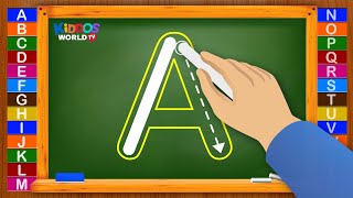 How to Write Letters for Children  Teaching Writing ABC for Preschool  Alphabet for Kids [upl. by Erickson]