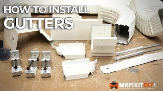 HOW TO INSTALL GUTTERS  A DIY GUIDE [upl. by Stephani]