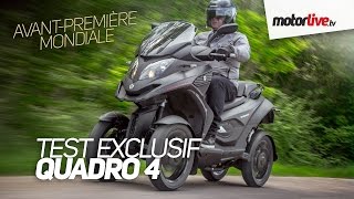 TEST  QUADRO 4 EN EXCLUSIVITÉ MONDIALE [upl. by Iaria]