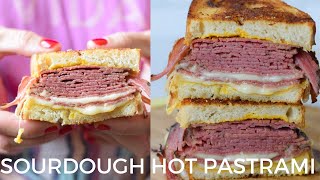 Sourdough Hot Pastrami Sandwich Recipe [upl. by Ranjiv474]