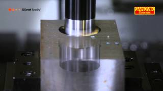 Silent tools finish boring by Sandvik Coromant [upl. by Dnanidref]