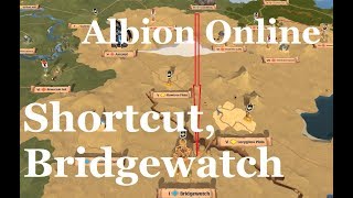 Albion Online  Caerleon to Bridgewatch fast almost safely [upl. by Laerol]