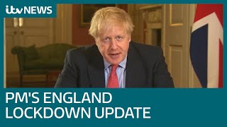 Watch Boris Johnsons lockdown speech in full  ITV News [upl. by Stephani]