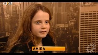 Amira Willighagen  Interview Day Before Finals Hollands Got Talent 2013 [upl. by Burrows344]