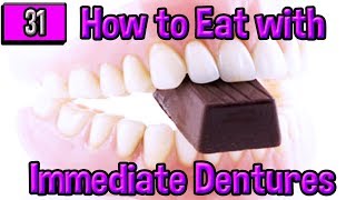 HOW TO EAT WITH DENTURES [upl. by Ardnaek]