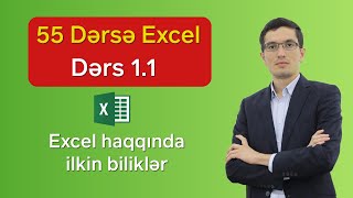 Excel dərsləri 11Excel haqqında ilkin biliklər Lessons Tutorial Training Kurs Eğitim Course [upl. by Onilatac]