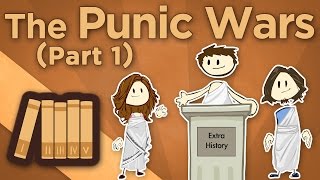 Rome The Punic Wars  The First Punic War  Extra History  Part 1 [upl. by Attecnoc]