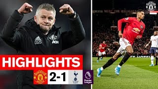 Highlights  Manchester United 21 Tottenham  Premier League [upl. by Kcirre787]