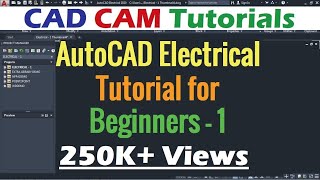 AutoCAD Electrical Tutorial for Beginners  1 [upl. by Janik]