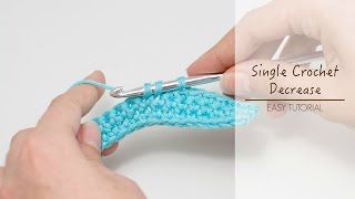 How To Single Crochet Decrease [upl. by Neeruan813]